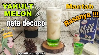 YAKUlT MELON nata decoco #02- Minuman manis - ide minuman buka puasa - minuman viral kekinian