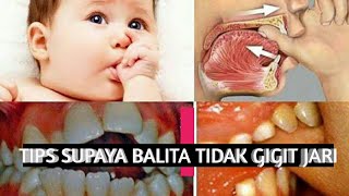 TIPS SUPAYA BAYI TIDAK GIGIT JARI/JEMPOL YANG BEREFEK SAMPING BAHAYA