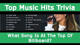 What Song Is At The Top Of Billboard?