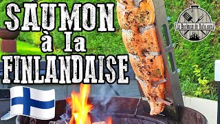 Saumon à la Finlandaise｜LOIMULOHI 🐟🔥🇫🇮 #saumon  #finlande  #barbecue