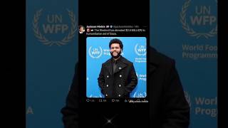 Abel Tesfaye Donate 2.5M dollars to palestine #information