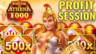 I Played the NEW WISDOM OF ATHENA 1000 SLOT.. (Bonus Buys)