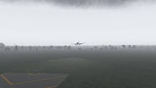 Boeing 737 Biju Patnaik International Airport Landing fog