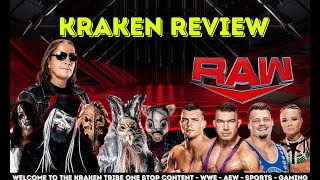 Krakens Review and Breakdown of WWE RAW Premier