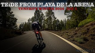 Cycling El Teide from Playa de la Arena | Tenerife Winter 2024 | Day 3