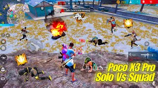 Poco x3 pro free fire gameplay test 2 finger handcam m1887 one tap headshot 120hz 240tuch display