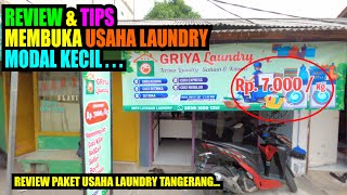 REVIEW PAKET USAHA LAUNDRY KILOAN TANGERANG MODAL KECIL UNTUNG BESAR