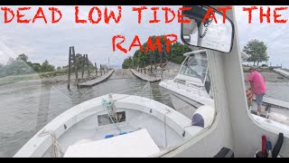 Dead Low Tide at the Ramp - 24' Grady White Towed in From Deer Island