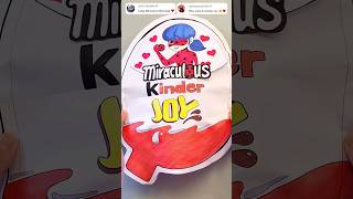 kinder joy blind bag miraculous ladybug blind bag #blindbag #squishy #papercraft  #diy #asmr #craft