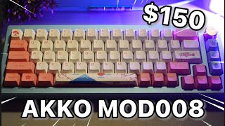 This keyboard only cost me $150…Akko mod008 | build and review