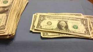 $1 Star Note Hunt, Rare notes found, $100 Bank strap