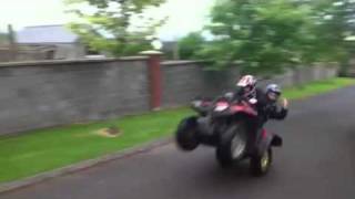 Quad wheelie