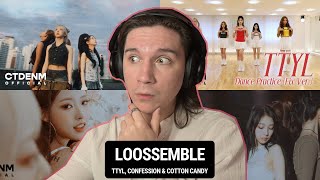 DANCER REACTS TO Loossemble (루셈블) 'TTYL' MV & DANCE PRACTICE, 'Confession' & 'Cotton Candy' MVs