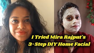 Bollywood Star's Skin Care Routine | I Tried Mira Rajput Kapoor's 3-Step DIY Home Facial