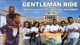 Gentleman Ride || Cancer Awareness || No Shave November || ABR || Rahul G Malaghan || BMW G 310GS