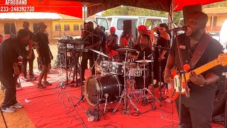 Best🔥Ghanaian Funeral Live band Jam||AFRO BAND||EMMA ON BASS🎸||Groove😃🎸🎶🥁🎹