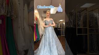 Prom dresses inspired by Disney Princesses👑 #weddingdress #disneyprincess