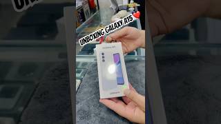 Unboxing Galaxy A15 light blue ✨ #samsung #galaxya15 #unboxing #trending #viralvideo #shorts