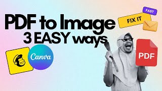 Turn your PDF into an image for email - 2 minutes, 3 easy ways!