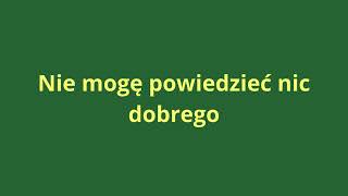 SLAVIC-,,Nie mogę powiedzieć nic dobrego''