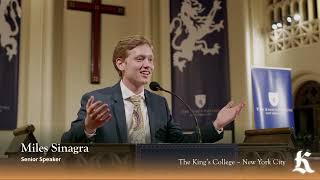 The King’s College Class of 2022 Commencement | Senior Speaker