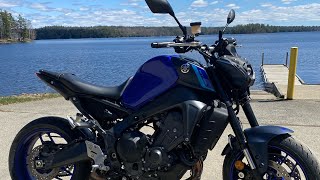 2022 Yamaha Blue MT09 stock