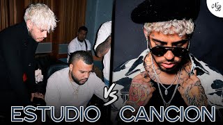 REGGAETONEROS GRABANDO EN EL ESTUDIO vs LA CANCIÓN TERMINADA #3