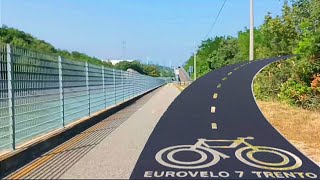 #259 Sopralluogo alla ciclabile eurovelo 7 Pastrengo Affi e visita forte Degenfeld Piovezzano in mtb