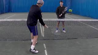 Coach ED Weiss  FOREHAND DRILL TO FEEL A GOOD CONTACT POINT