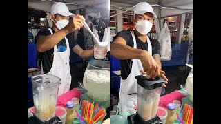 Fresh Coconut Smoothie 😍 - Bangkok Street Food