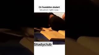 😱CA foundation student 😱😱 #ca_aspirants #motivation #youtubeshorts #dec23