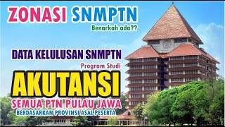 ZONASI SNMPTN ADAKAH?? DATA KELULUSAN SNMPTN JURUSAN AKUTANSI PADA SEMUA PTN PULAU JAWA