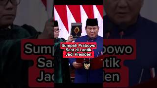 Sumpah Prabowo Gibran Bikin Nangis #prabowo #gibran