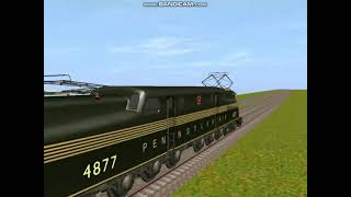 PRR GG1 vs EP-3 vs P-2 vs T-1 Mega Racing Trainz