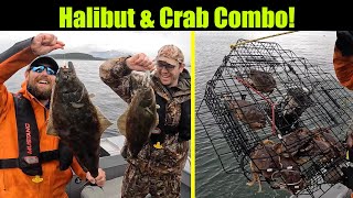 Halibut & Crab Combo! Alaskan Halibut Fishing & Dungeness Crabbing! Juneau, Alaska! JUNE 2023