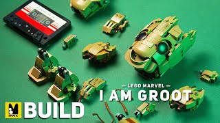 I Am Groot: Snap Building a LEGO Marvel Icon 76217