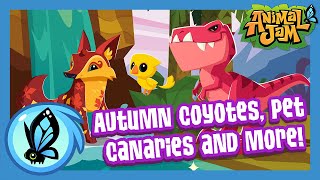 Autumn Coyotes, Pet Canaries, & ROAR! | Animal Jam