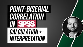 Point-biserial correlation in SPSS