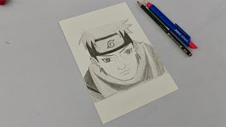 How to draw Shisui uchiha character/ Easy anime character drawing