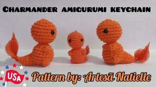 Charmander Amigurumi Keychain