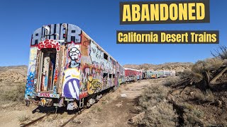 ABANDONED TRAIN in the California Desert - California URBEX