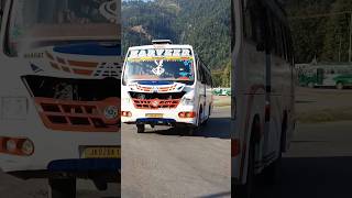 Bus Entry At Bhaderwah-Bus Stand || Chenab Valley Buses. #shorts