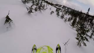 Mont Valin backcountry sledding