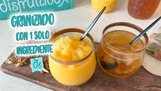 Aprende a hacer un GRANIZADO SALUDABLE 🍹 con 1 solo ingrediente