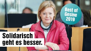 Die Frau mit den meisten Reden im Bundestag - Best of Gesine Lötzsch 2019