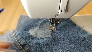 3 Идеи оригинальных заплаток на джинсах. Ремонт джинсов / How to sew a hole in jeans