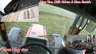 FarmVlog #22 | Neue Stall Tore, Führungsschienen bauen & Gülle fahren