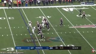 Josh Gordon Catches 1st Patriot Touchdown(Tom Brady 500th)