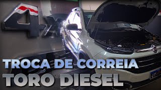 TROCA DE CORREIA FIAT TORO DIESEL