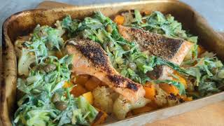 Sea Purslane Sauce with Roasted Salmon: A True Coastal Gem